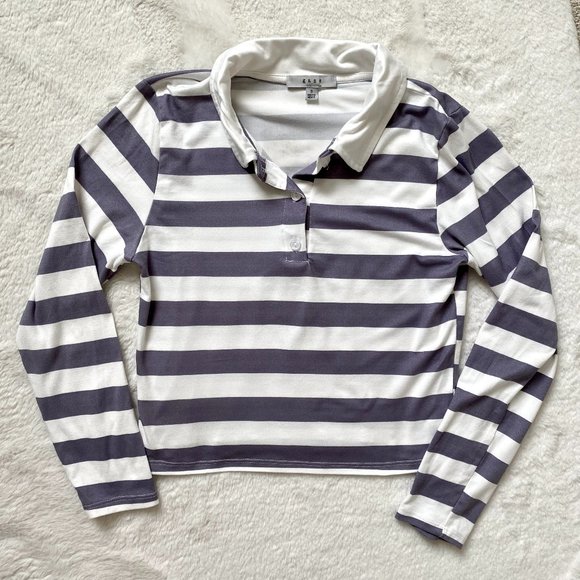 3/$25 Gaze Cropped Rugby Shirt - Picture 2 of 5